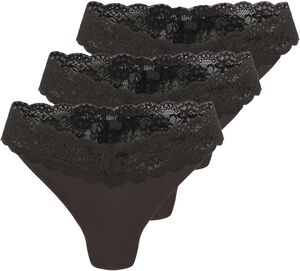ONLCHLOE LACE S. S THONG 3-PACK ACC