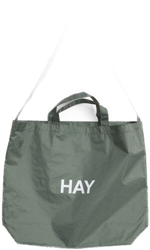 Grid Crossover Bag-Medium-Dark gree