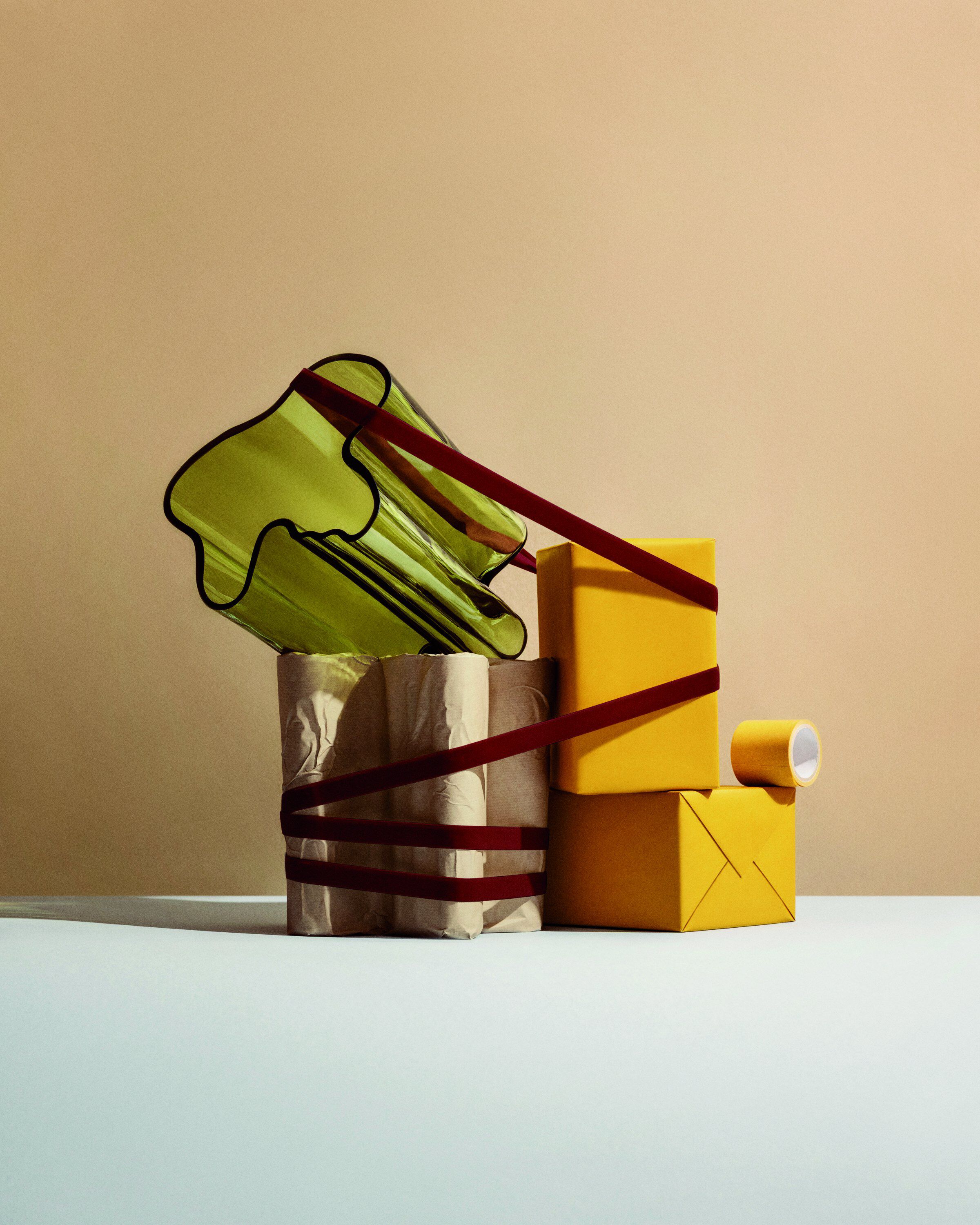 Aalto vase 200mm finsk sand wm Limited