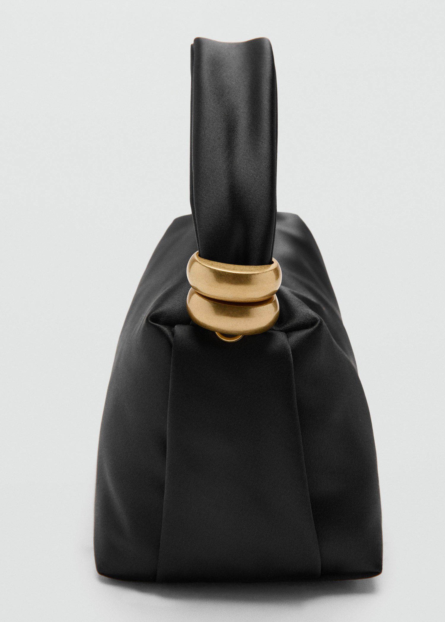 Metallic detail handbag