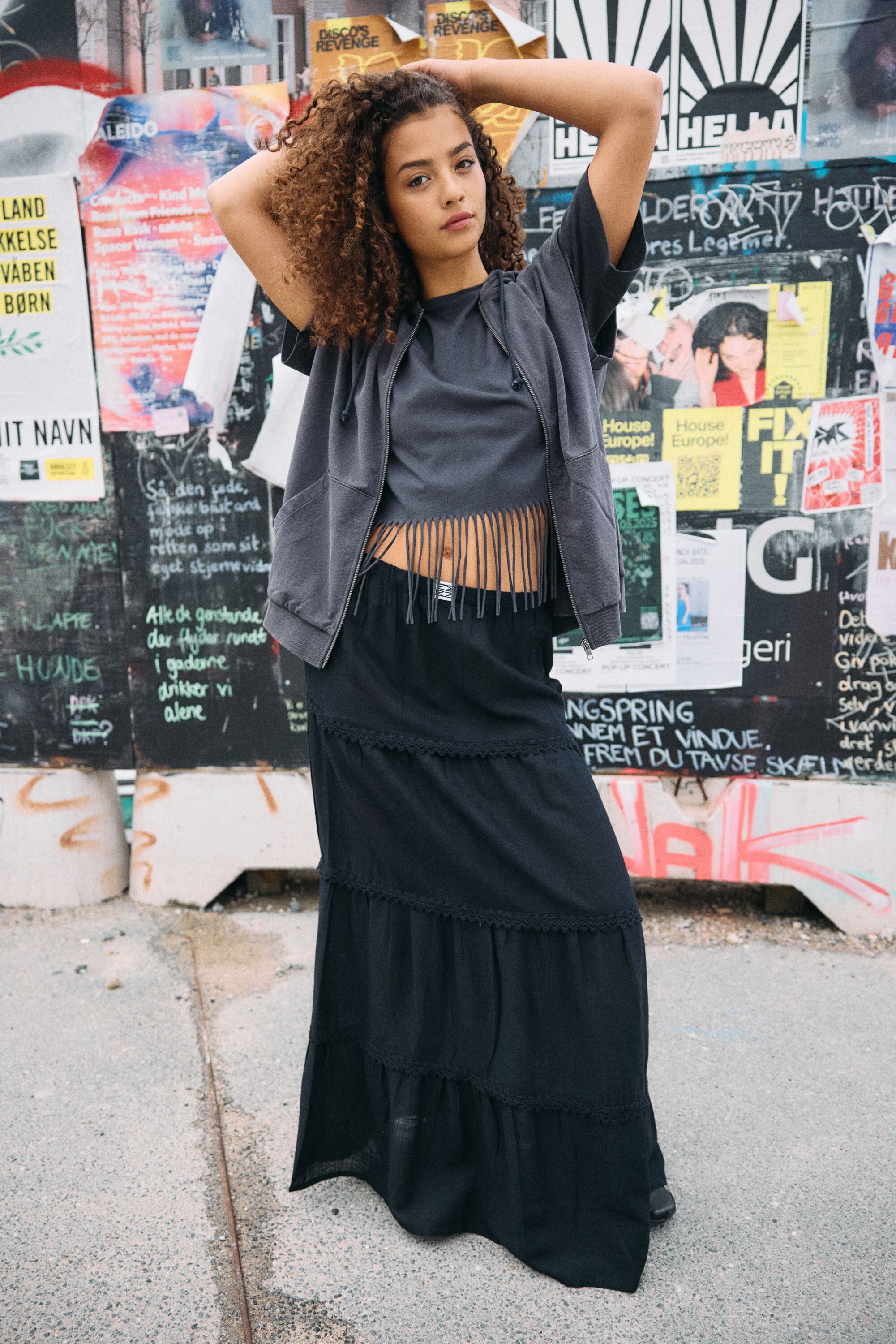 NMLEILANI SIENNA NW MAXI SKIRT WVN