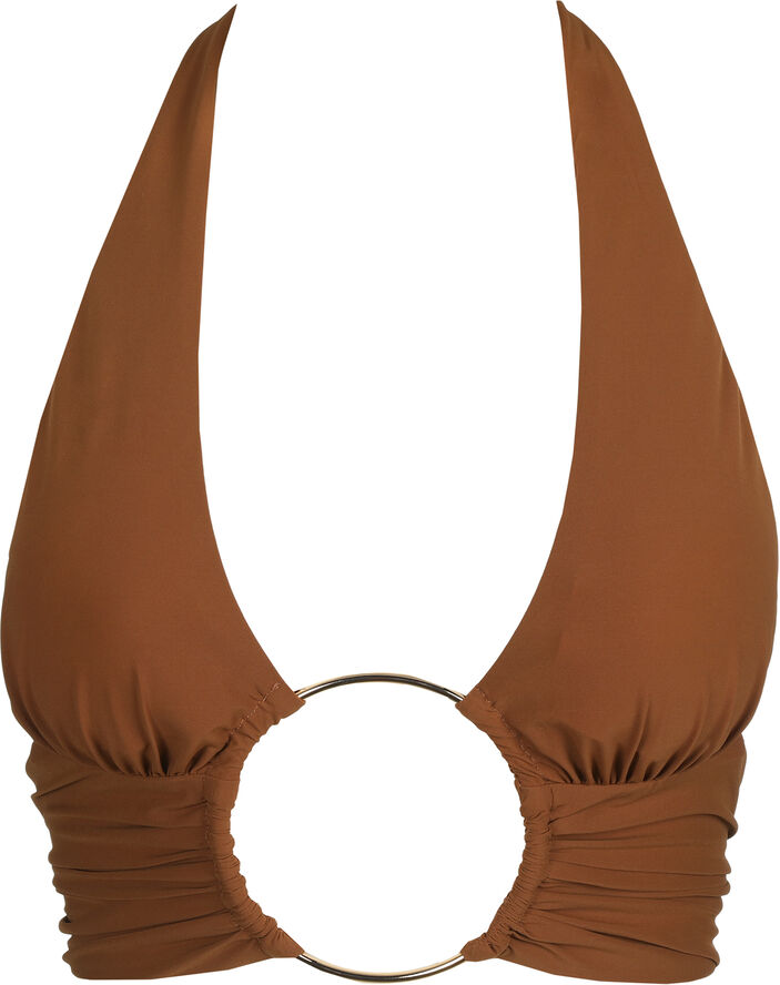 Lita trekantet bikinitop med vattering