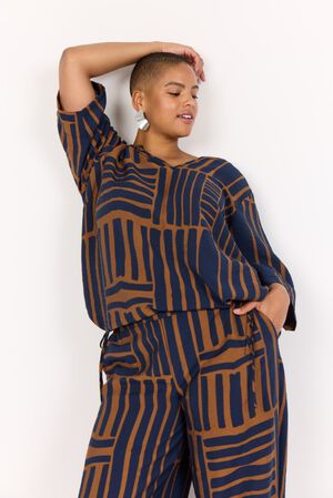 Curvy WA-SKY 1 Bluse Navy blå