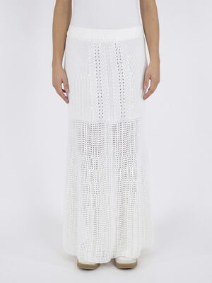 Lyric Crochet Knit Skirt