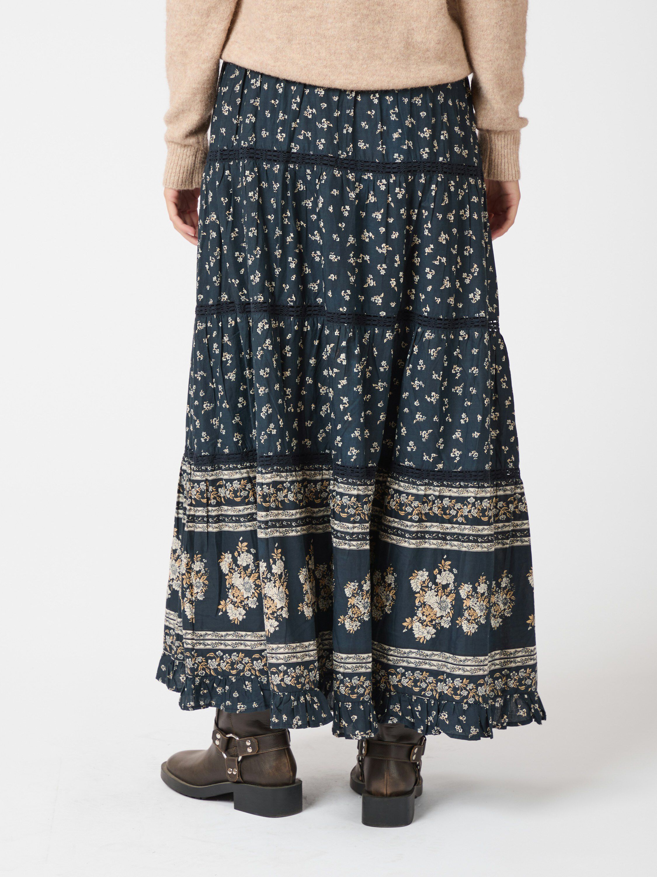 Felicia Mini Border Skirt