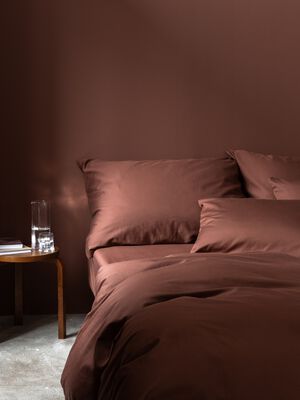 Harmoni stonewashed pudebetr&aelig;k r&oslash;dbrun