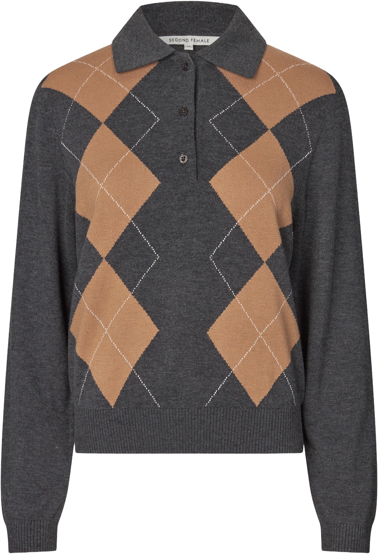 Shailene Merino Blend Knit Polo