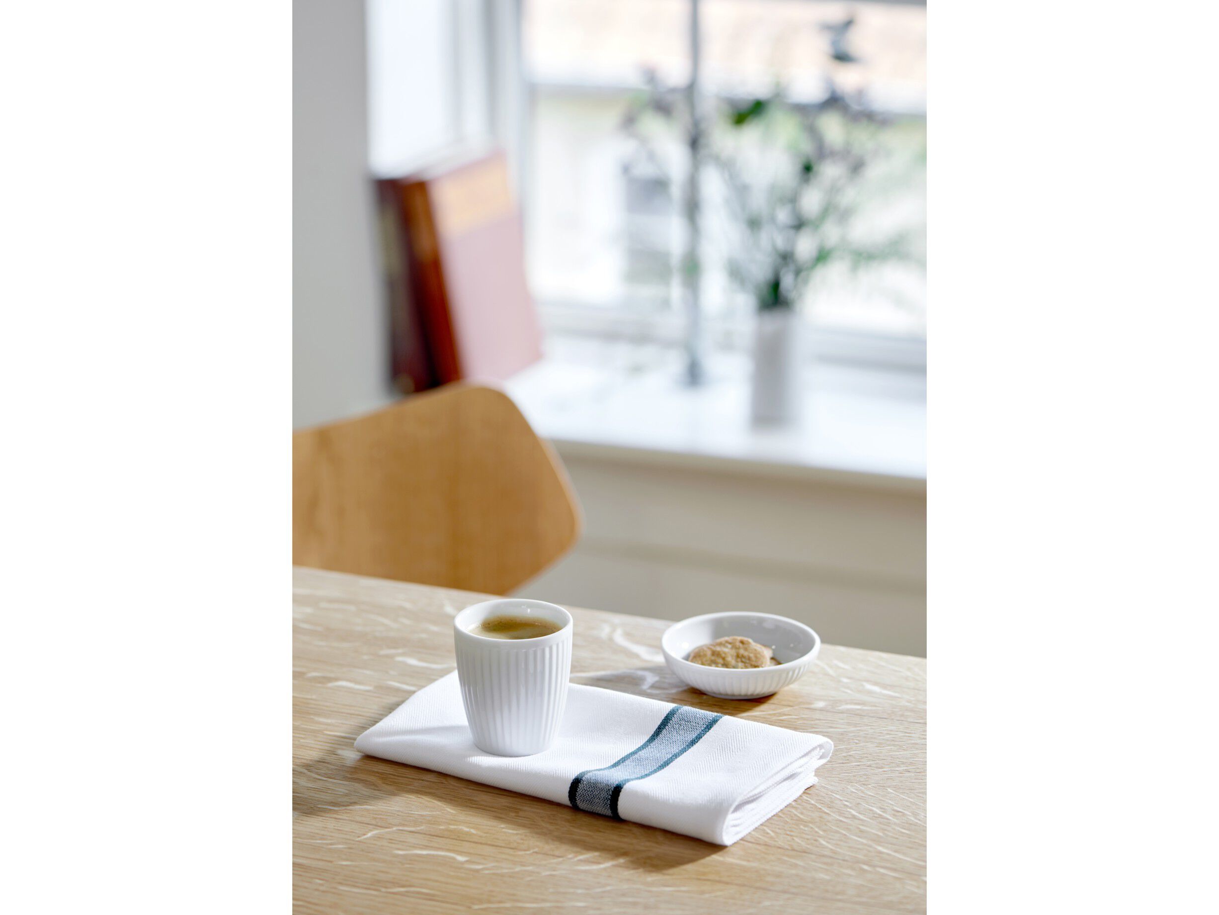 Stofserviet Pillivuyt 45 x 45 cm Fungi/Hvid 100% ny bomuld