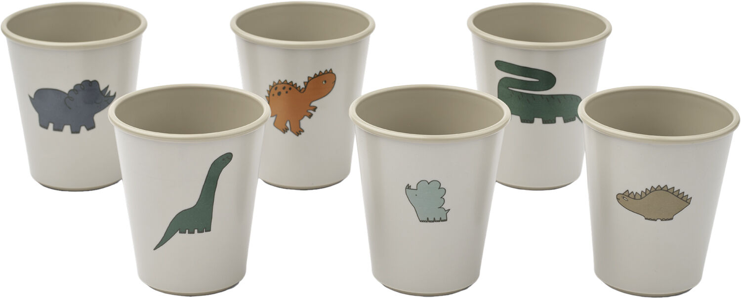 Lana Cup 6-Pack Dinosaurs / Mist-On