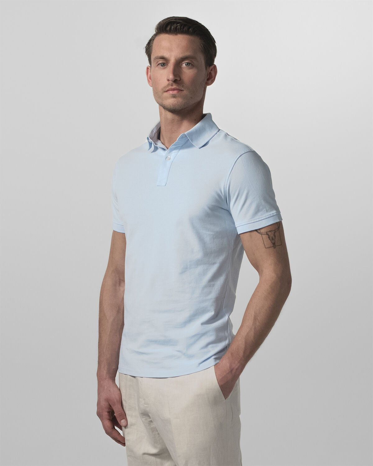 The Ambassador Polo | Light blue | Slim fit
