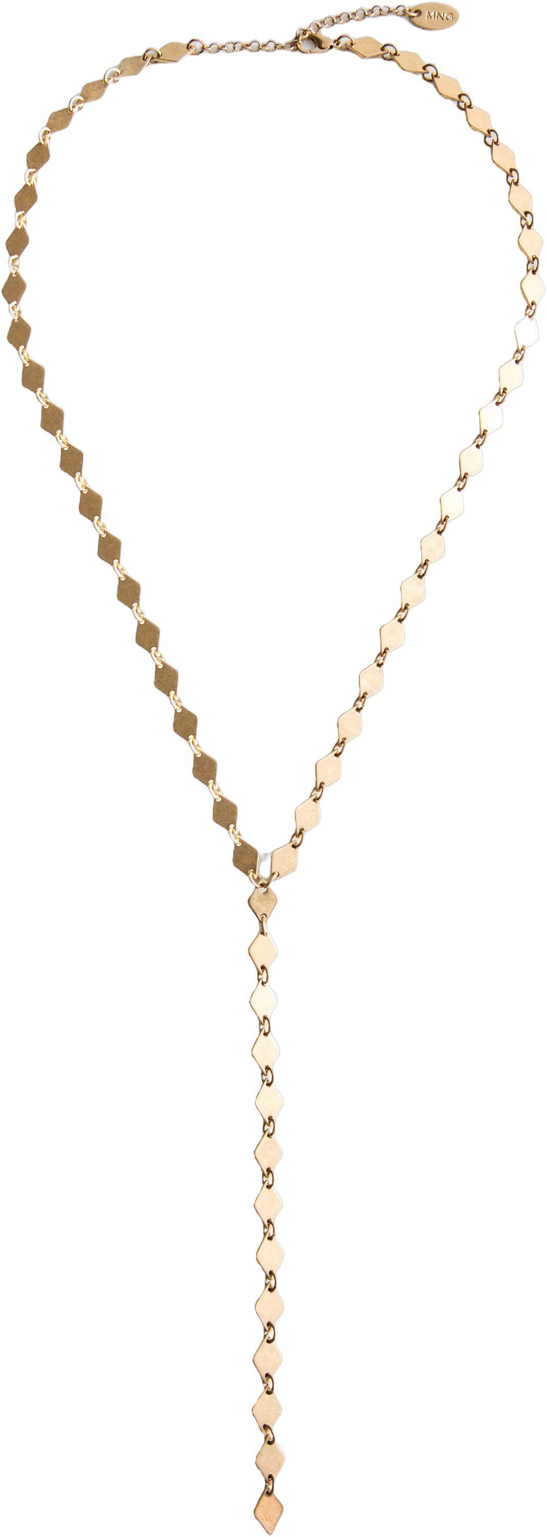 Metal pendant necklace