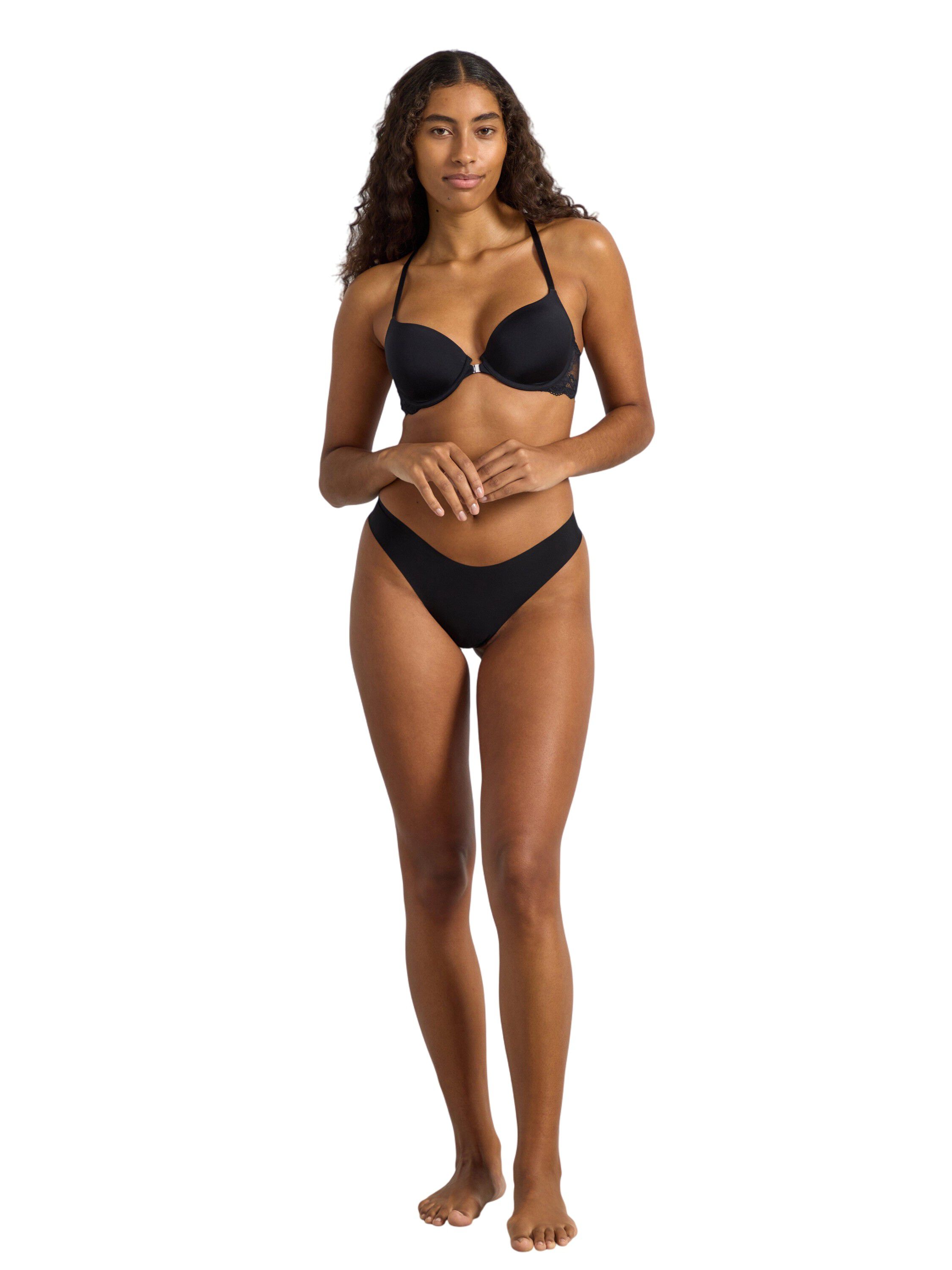 Lilja t-shirt-bh med lukning foran