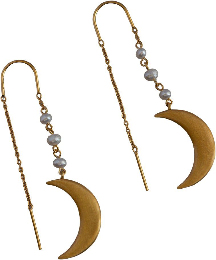 Summer Moon Earrings-GP