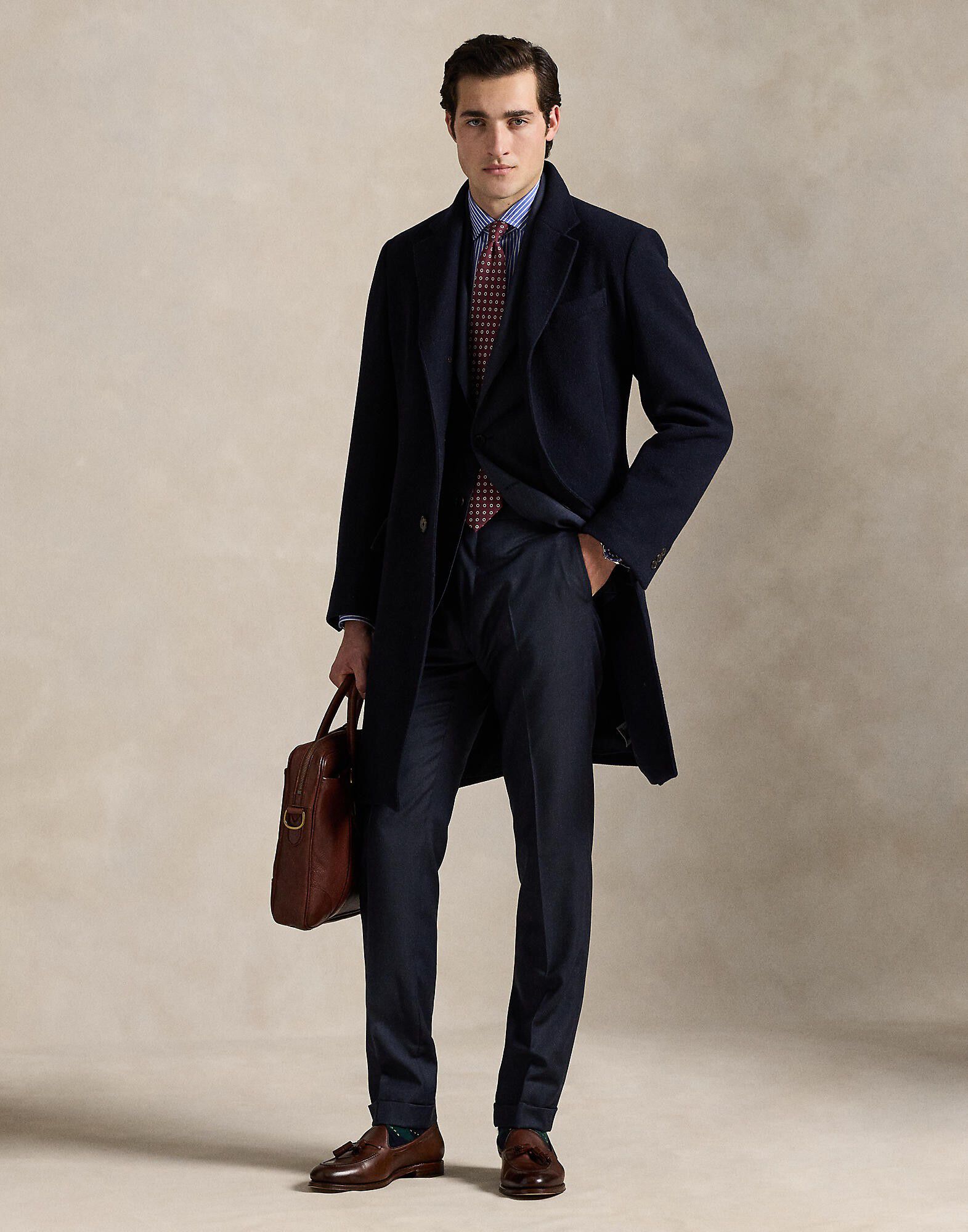 Tailored Melton Topcoat