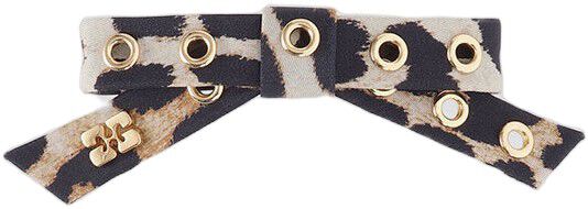 Eyelet Bow Barrette Nylon