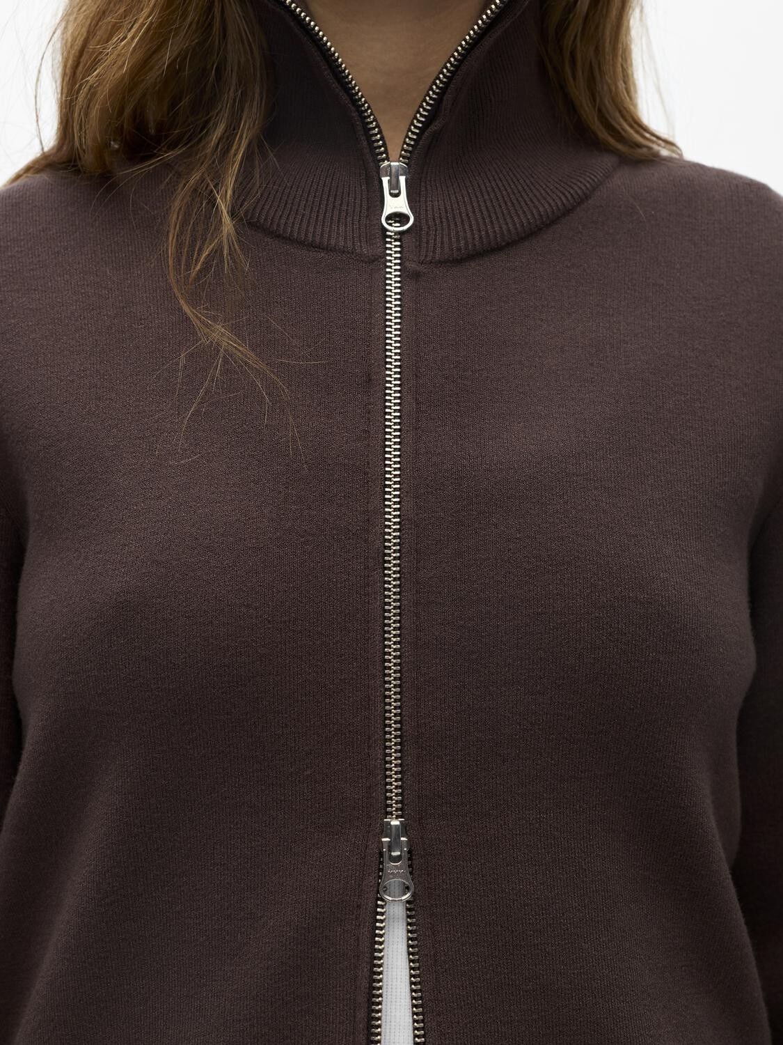Objreynard L/S Re Zip Cardigan Noos
