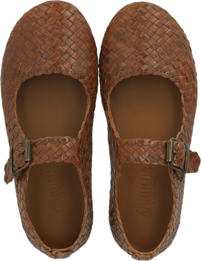 H&aring;ndflettet Mary Jane ballerina