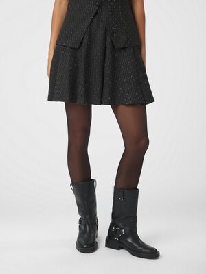 Selah B Pinstripe Skirt