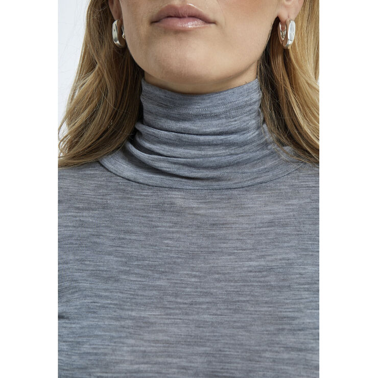 MSCally Roll Neck Long Sleeve Top