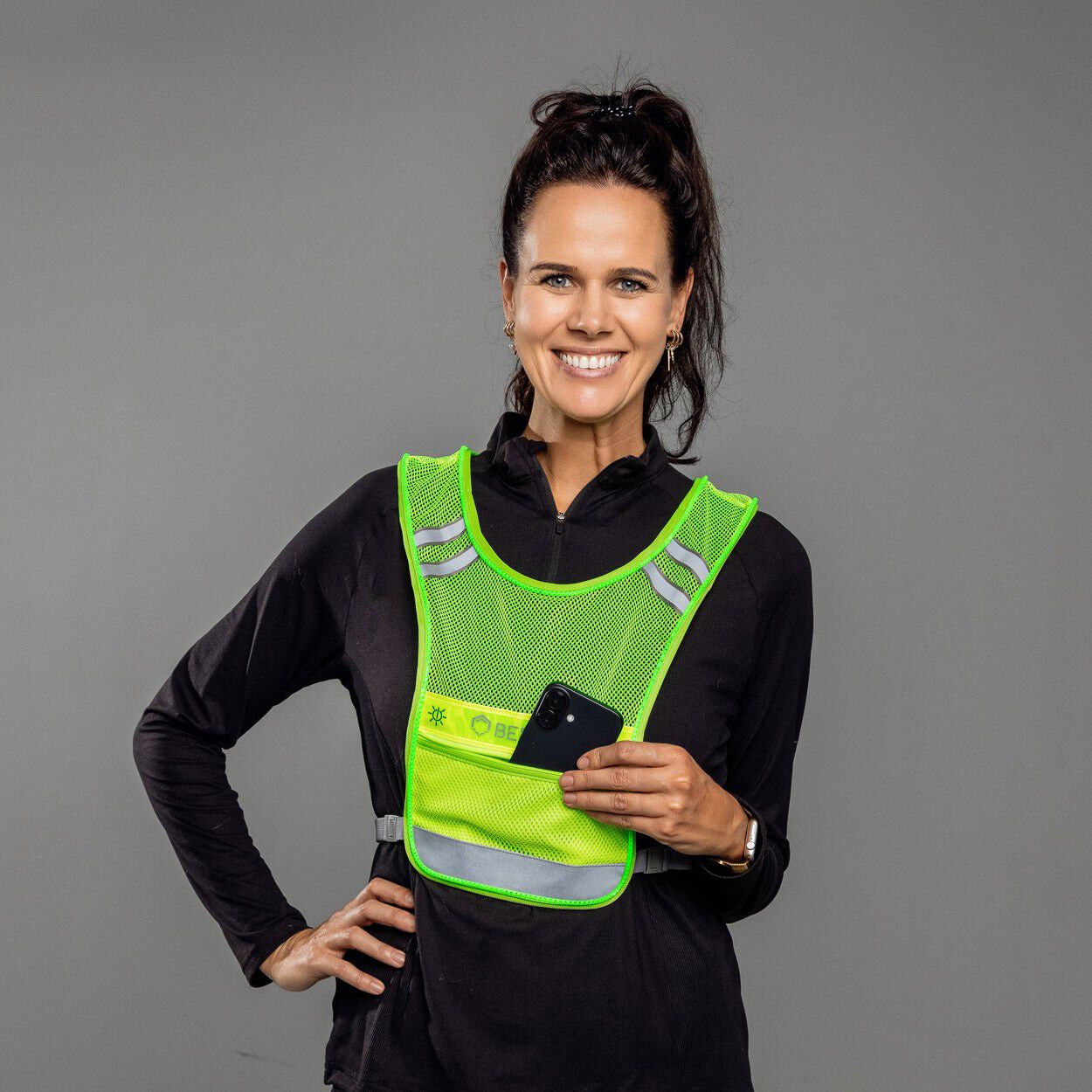 L&oslash;bevest med LED Lys.