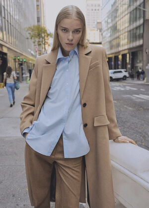 Tailored wool coat
