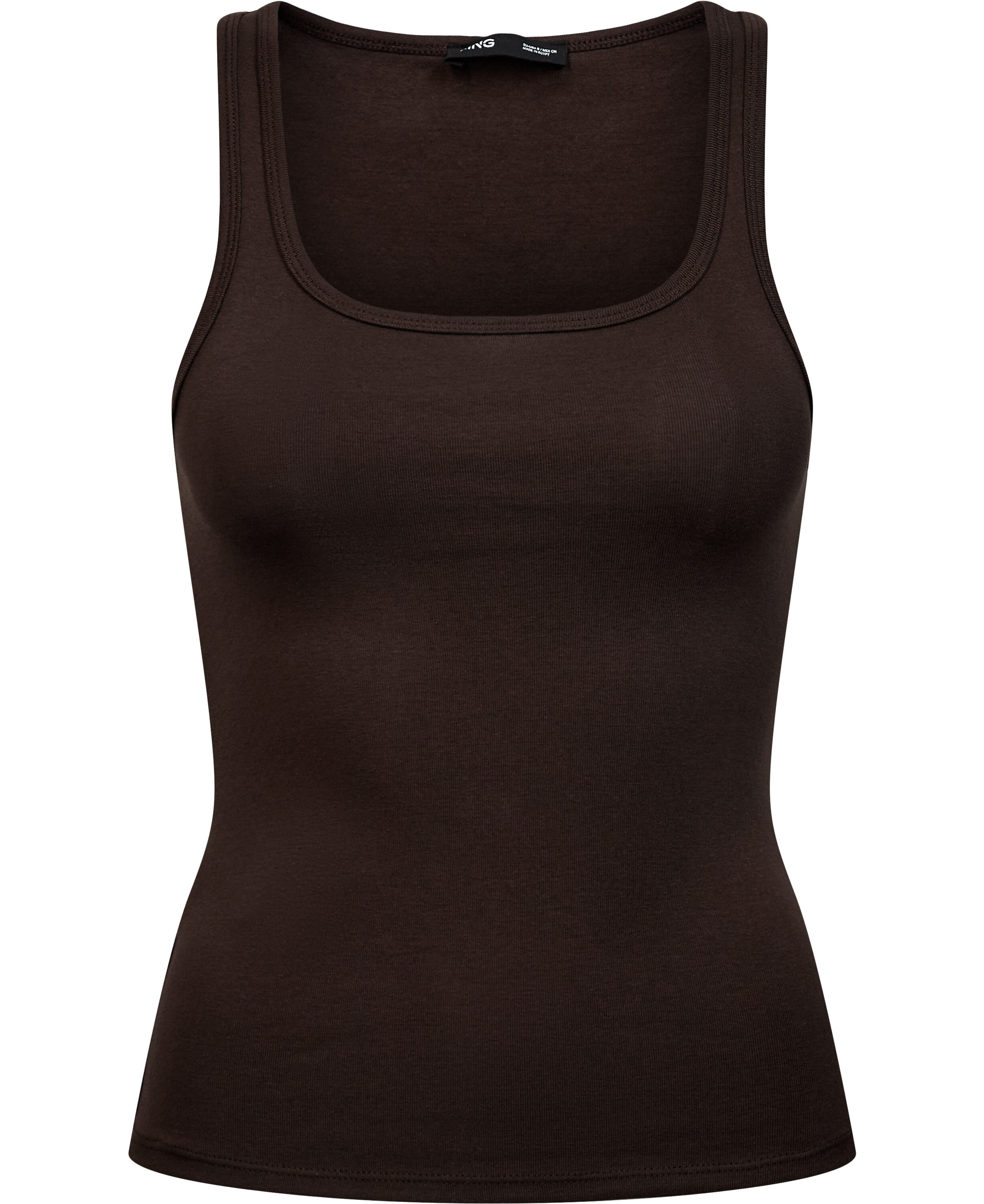 Fitted spaghetti strap top