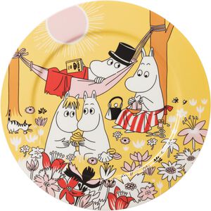 Moomin serving plate 30cm Family time y.