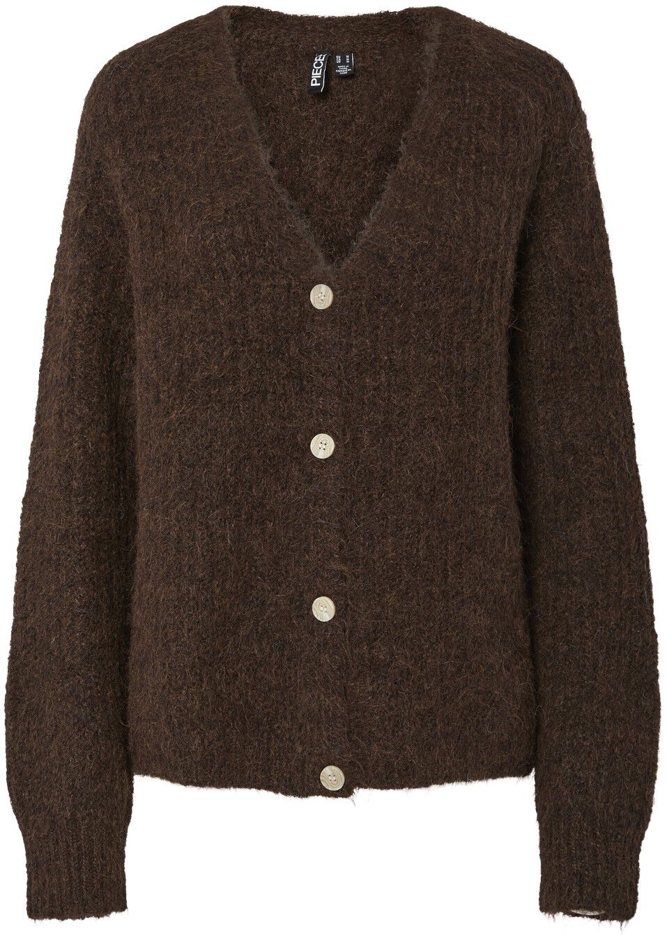 PCCLEO LS V-NECK KNIT CARDIGAN NOOS