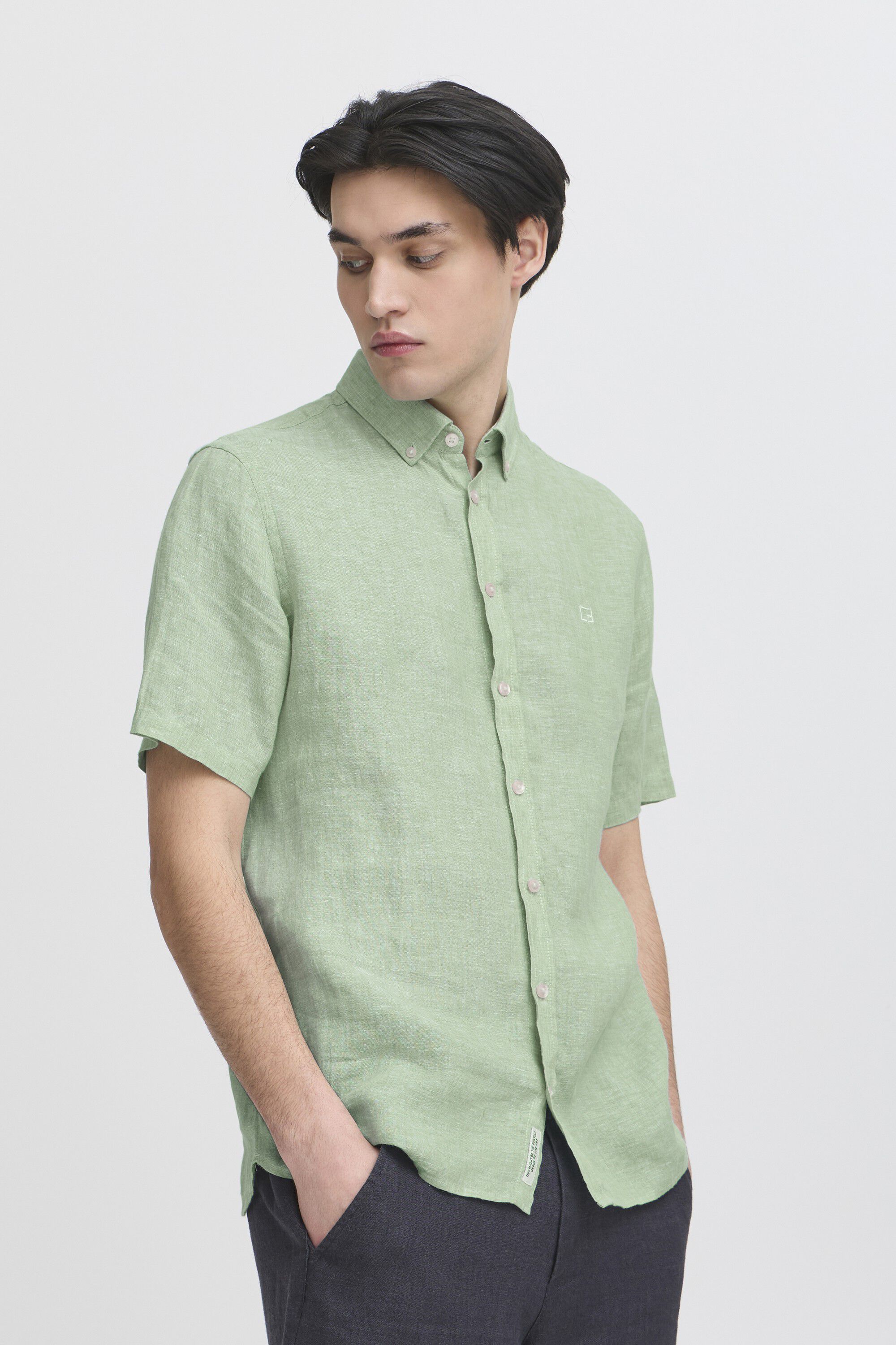 CFANTON 0071 SS 100% linen shirt