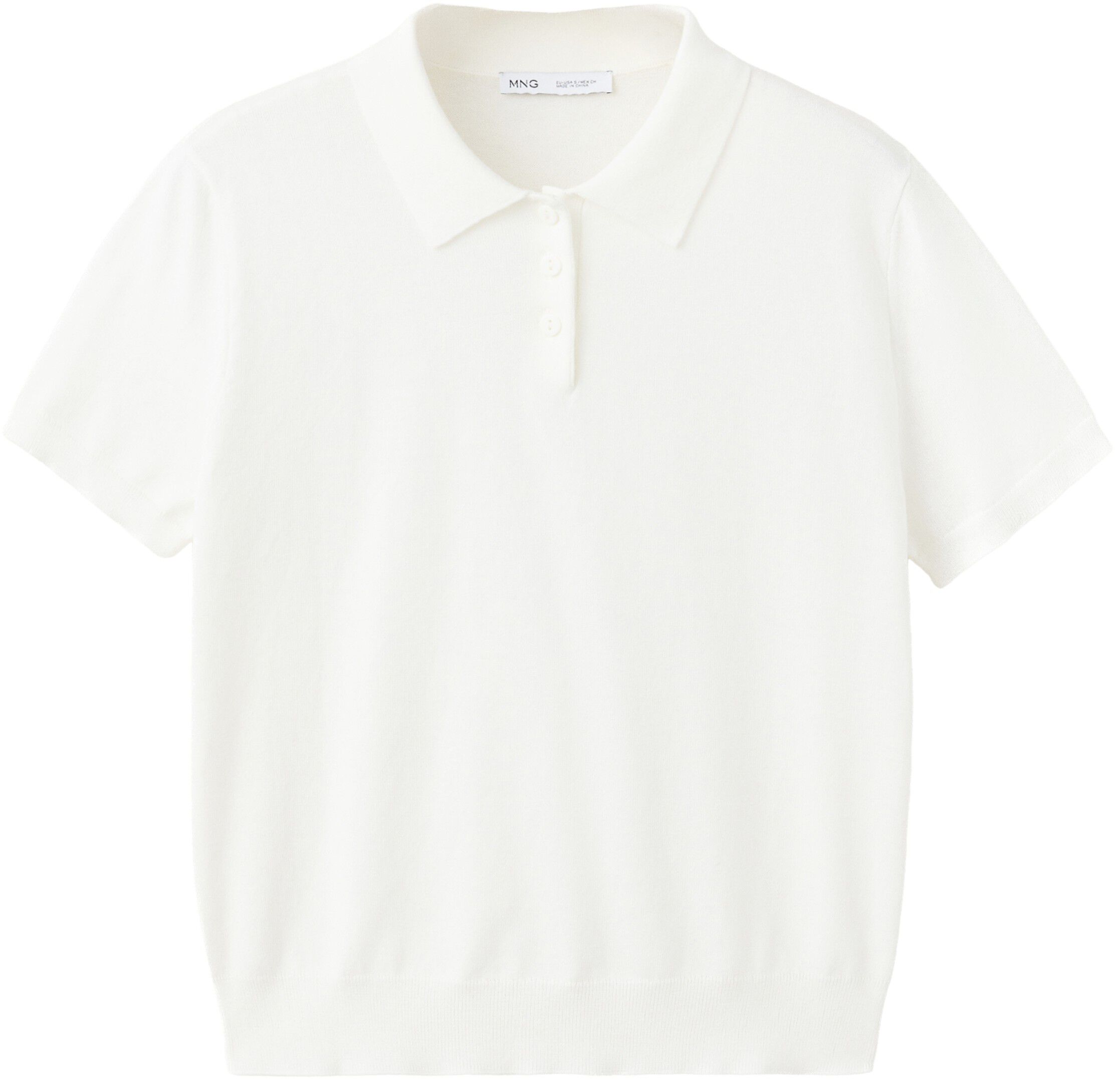 Cotton polo sweater