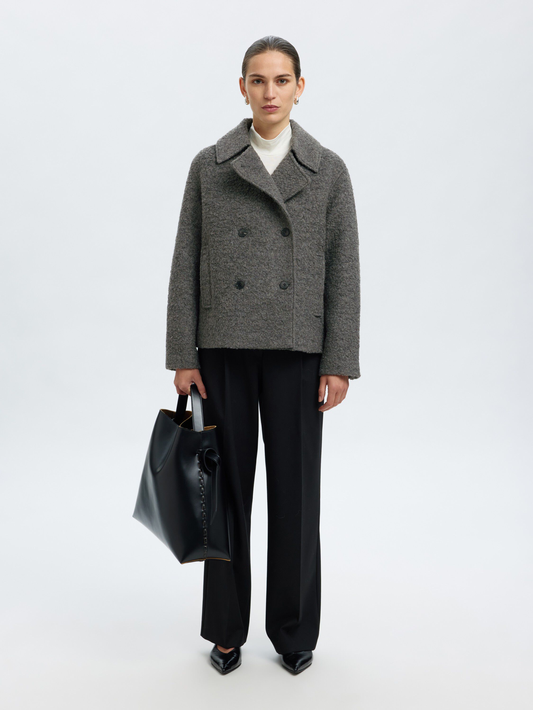 SLFALMA BOUCLE WOOL BLEND JACKET NO