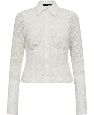 LACE FITTED SHIRT