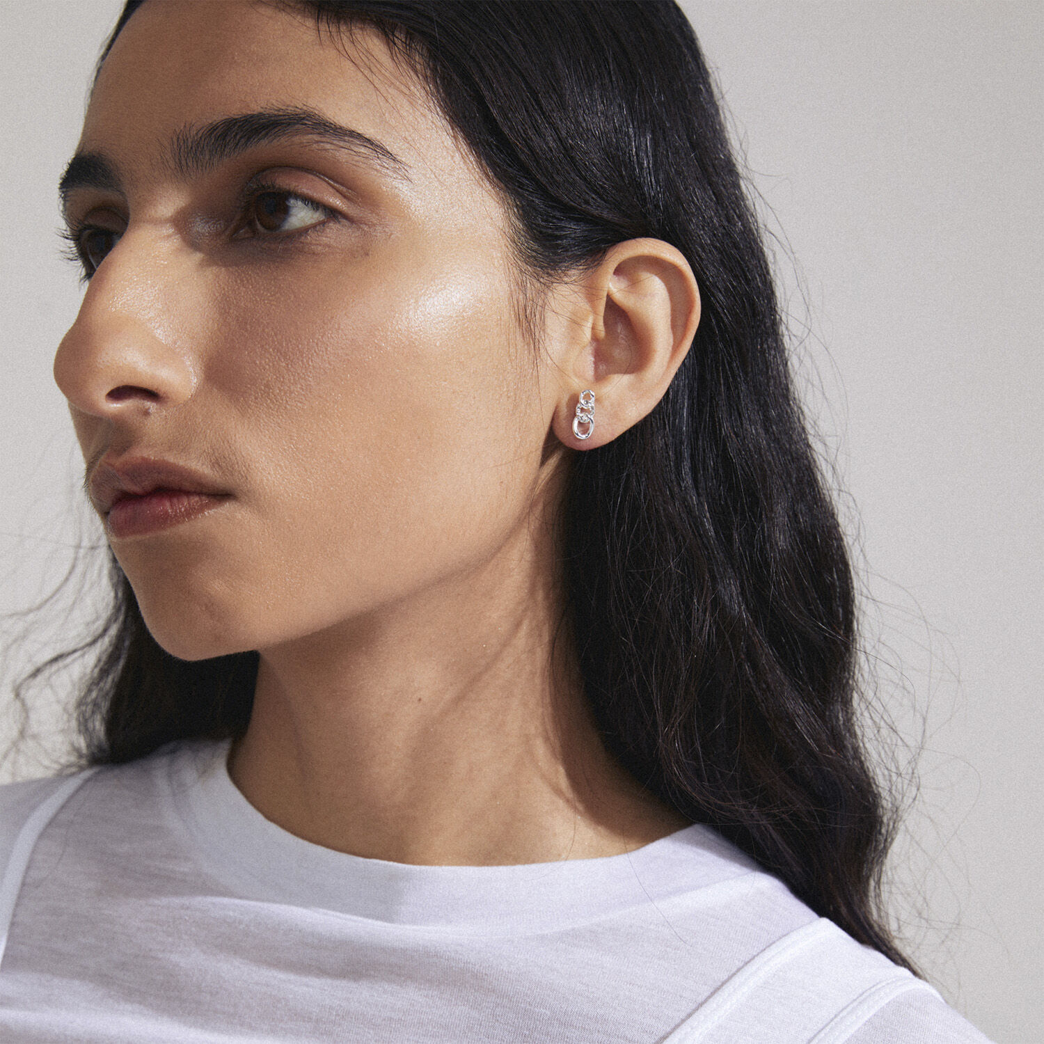 WRENLEY recycled earrings silver-plated