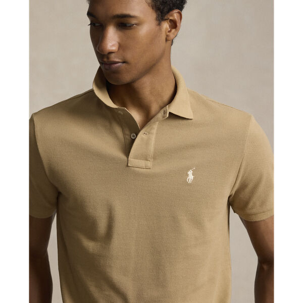 Custom Slim Fit Mesh Polo