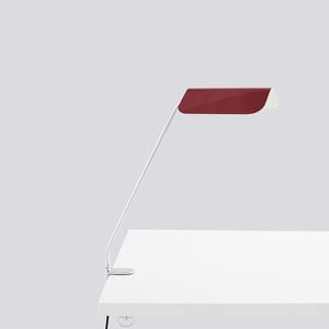 Apex Desk Clip Lamp-Maroon red