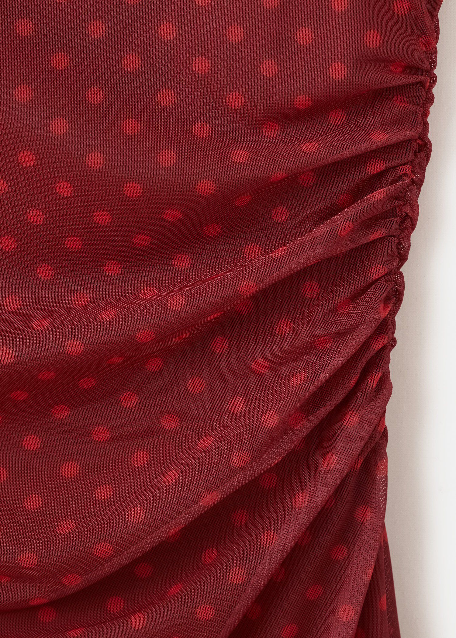 Polka dot tulle dress