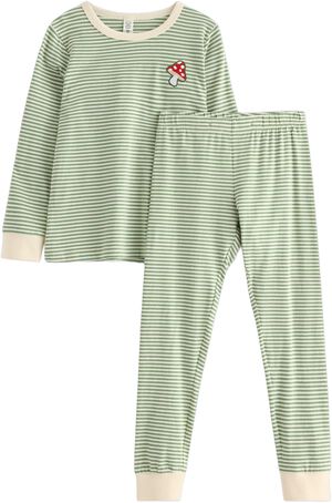Soft 2-piece pyjama set with a long