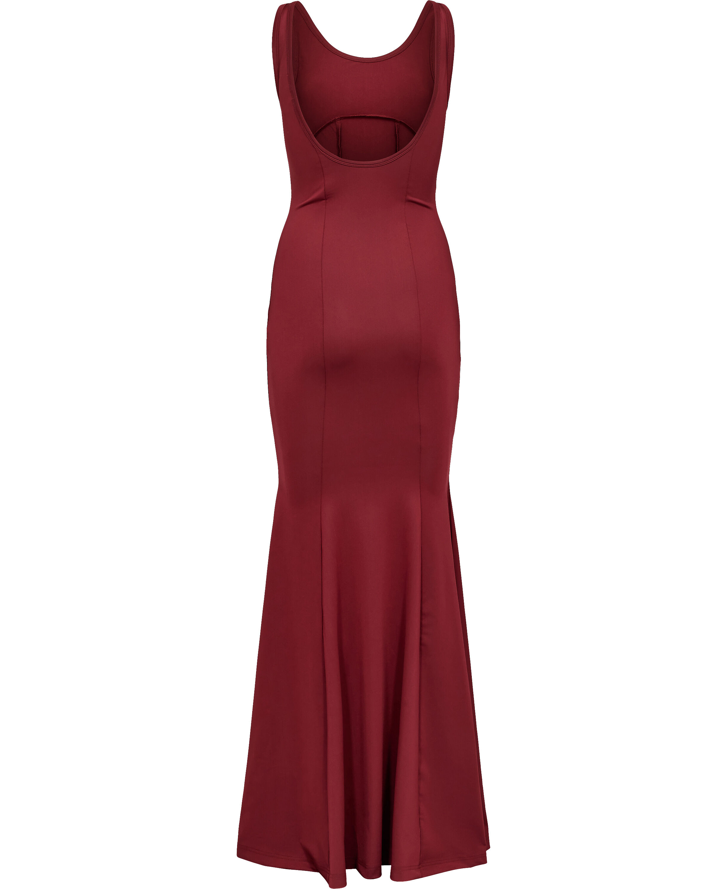 Logo Stretch Jersey Long Dress