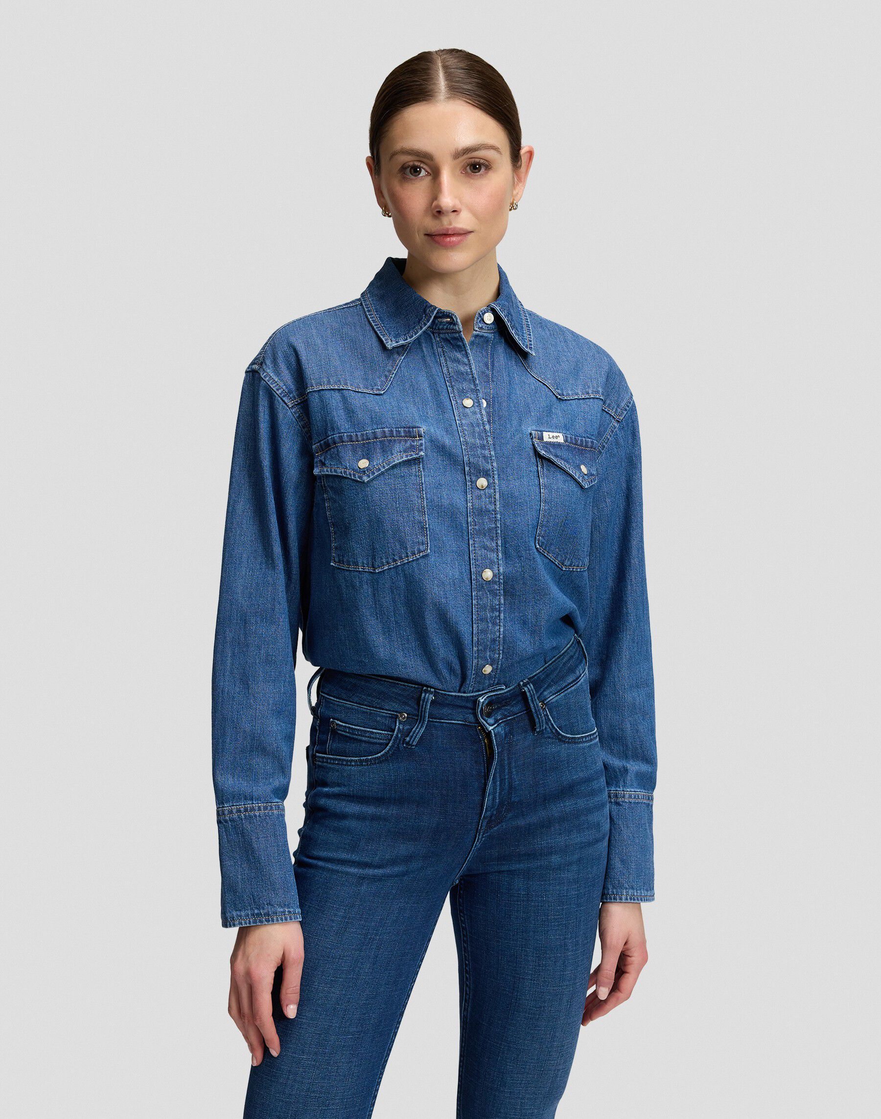 ESSENTIAL_WESTERN_SHIRT RIPE_BERRY