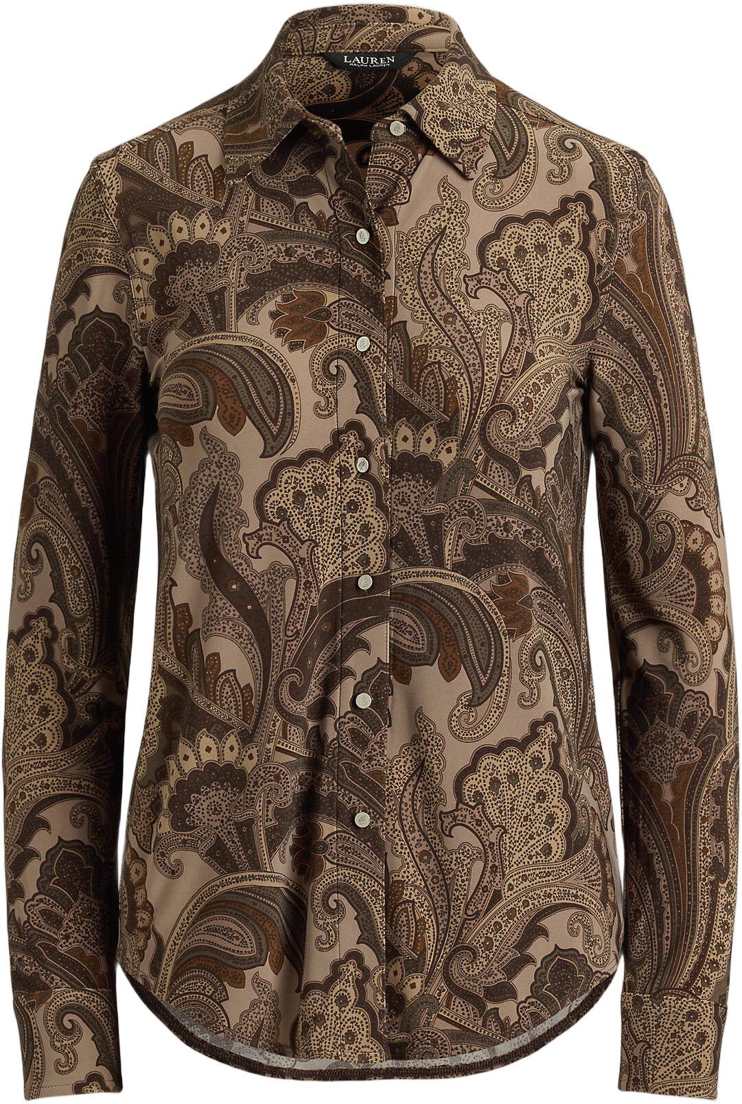 Slim Fit Paisley Jersey Shirt