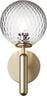 Miira Wall, brass / optic clear