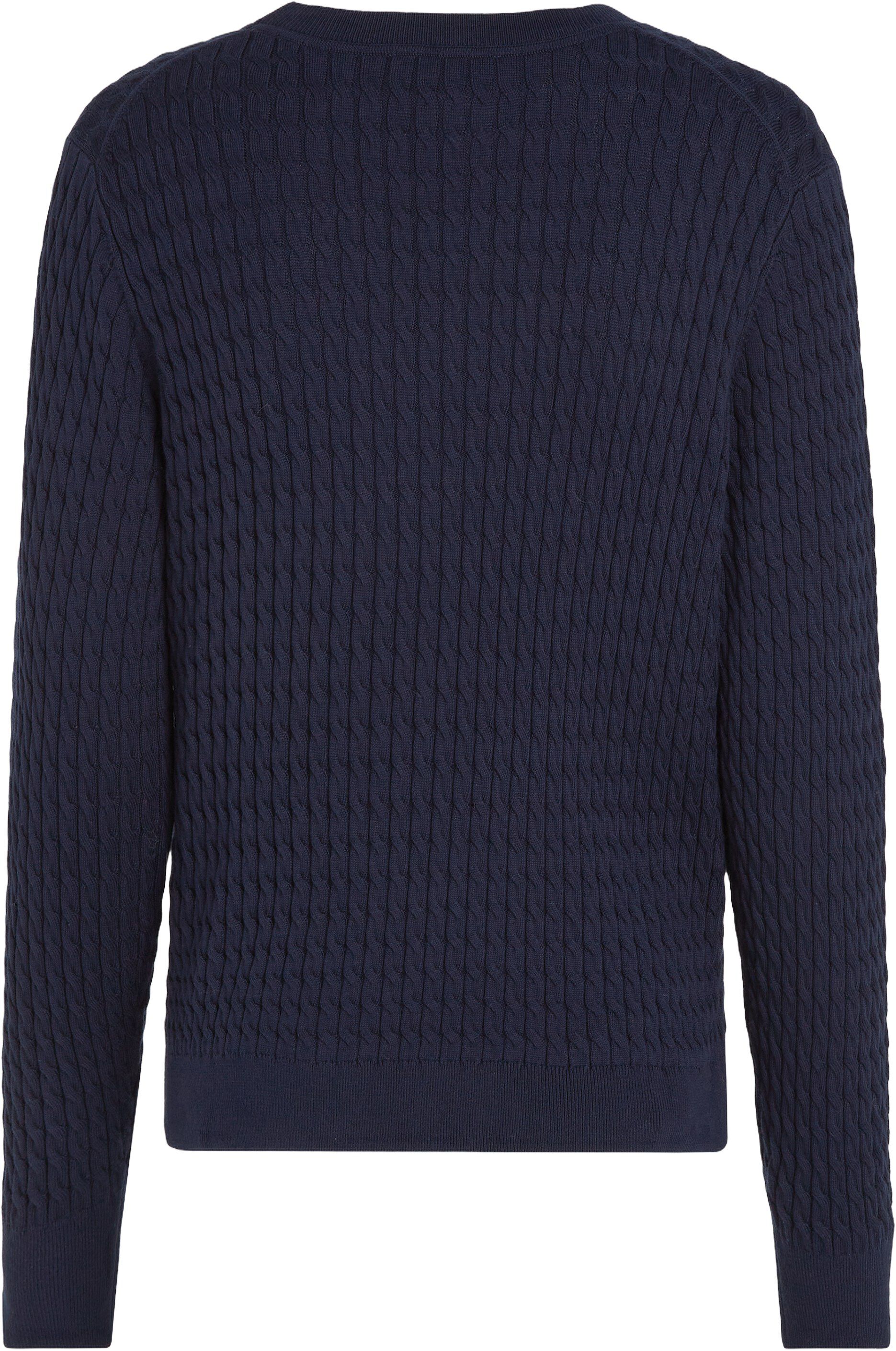 Cable Knit Crew Neck Jumper