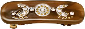 Moonphase Hairclip, Mocha