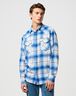 WESTERN SHIRT LIGHT BLUE WHITE