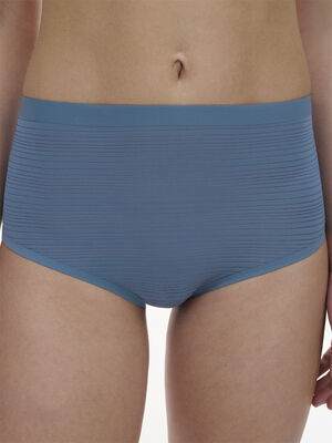 Soft Stretch Stripes High Waist Brief