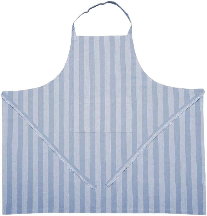 Apron 105x100 cm BIRK- Stripe light blue