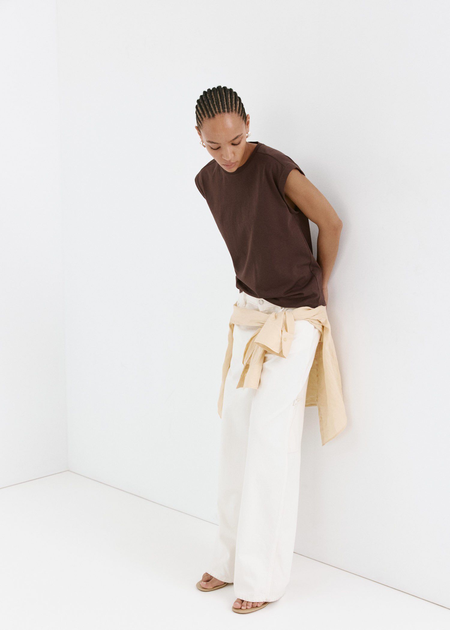 Short-sleeved cotton t-shirt