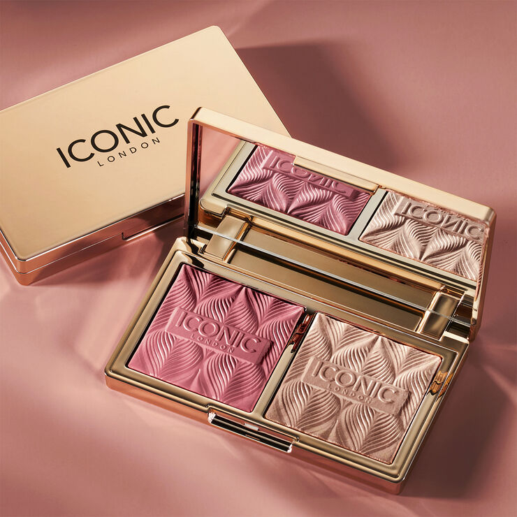 ICONIC London Silk Glow Duo, Rose Glow