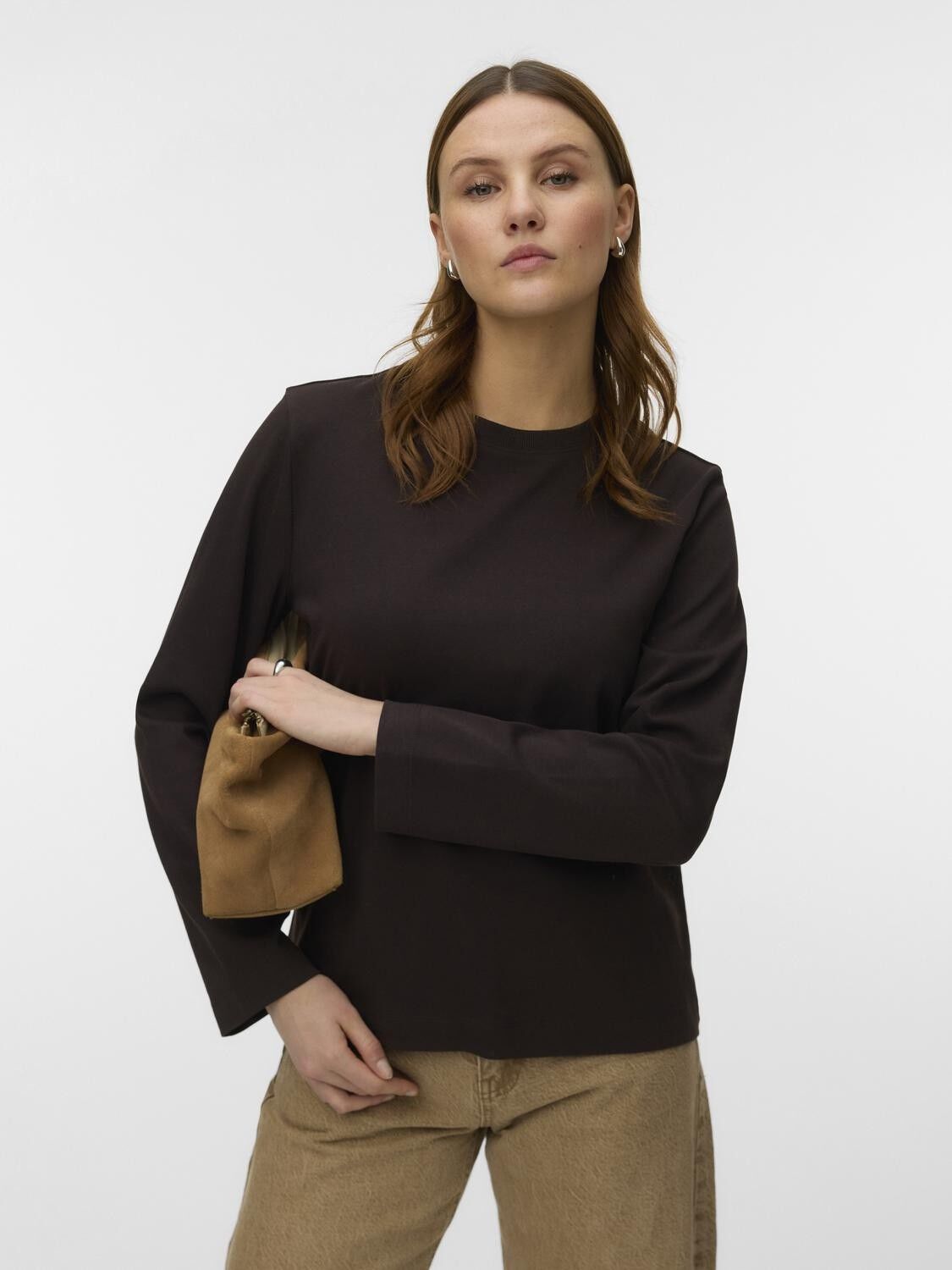 Awnaima Ls O-Neck Boxy T-Shirt Noos