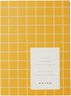 UMA Flat Lay Notebook - Small, Ochre check